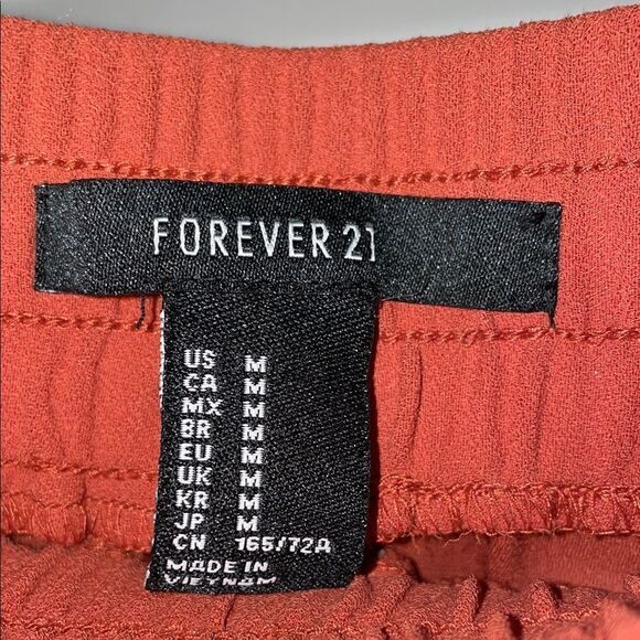 Forever 21 Orange Athletic Shorts with Elastic Waistband - Picture 5 of 5